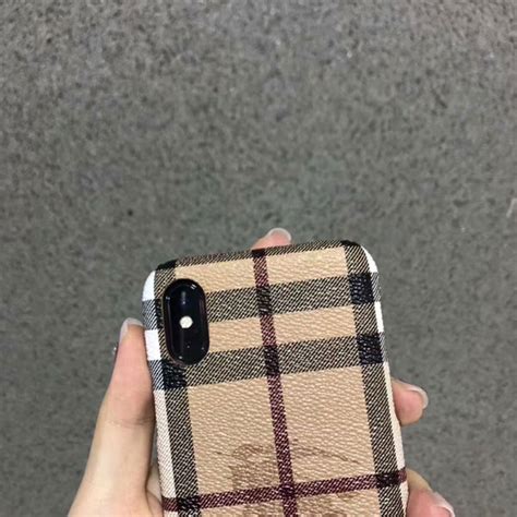 cover iphone x burberry